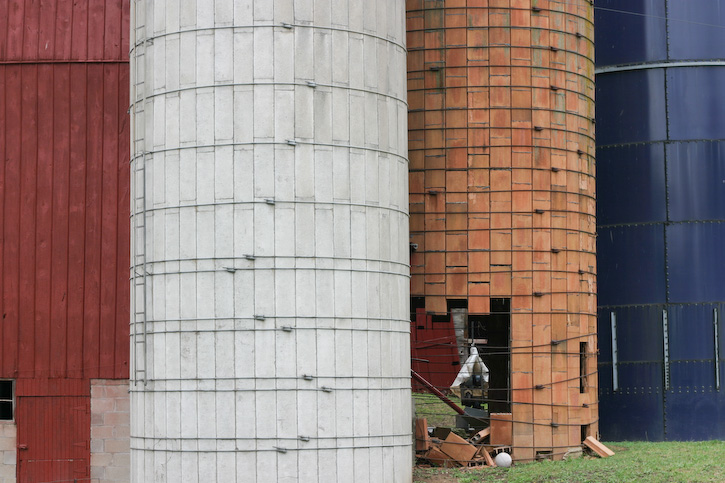Colorful Silos