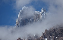 Patagonia Peak in Mist